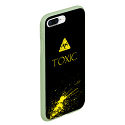 Чехол для iPhone 7Plus/8 Plus матовый Toxic - Биологическая опасность - фото 2