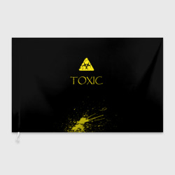 Флаг 3D Toxic - Биологическая опасность