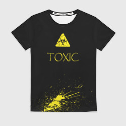 Женская футболка 3D Toxic - Биологическая опасность