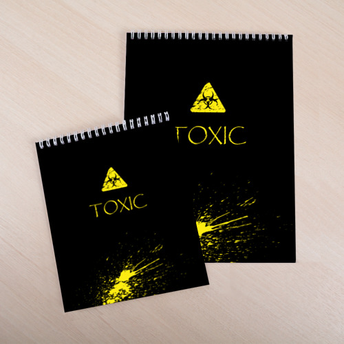 Скетчбук Toxic - Биологическая опасность, цвет белый - фото 4