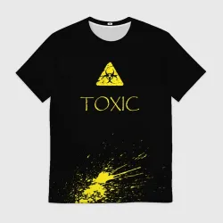 Мужская футболка 3D Toxic - Биологическая опасность