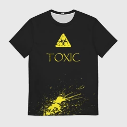 Мужская футболка 3D Toxic - Биологическая опасность