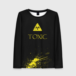 Женский лонгслив 3D Toxic - Биологическая опасность