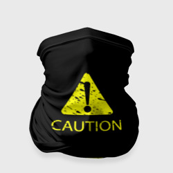 Бандана-труба 3D Caution - Осторожно опасность