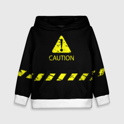 Детская толстовка 3D Caution - Осторожно опасность