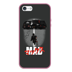 Чехол для iPhone 5/5S матовый Mad Max and Akira