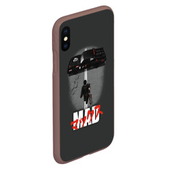 Чехол для iPhone XS Max матовый Mad Max and Akira - фото 2