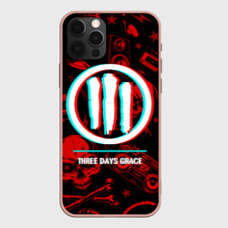 Чехол для iPhone 12 Pro Max Three Days Grace rock glitch