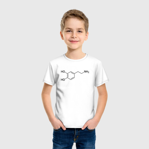 Детская футболка хлопок с принтом Дофаминчик, фото на моделе #1