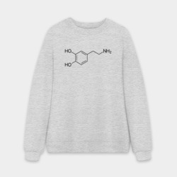 Мужской свитшот oversize без начеса хлопок Дофаминчик