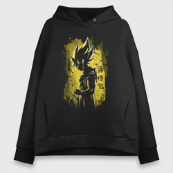 Женское худи Oversize хлопок Goku Son - Dragon Ball - Character