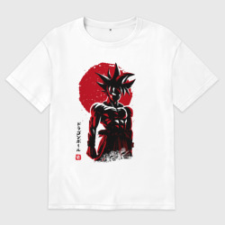 Женская футболка хлопок Oversize Goku Son - Dragon Ball - Japan style