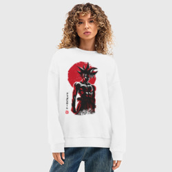 Женский свитшот oversize без начеса хлопок Goku Son - Dragon Ball - Japan style - фото 2