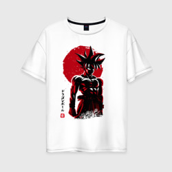Женская футболка хлопок Oversize Goku Son - Dragon Ball - Japan style