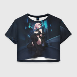 Женская футболка Crop-top 3D Nanakusa