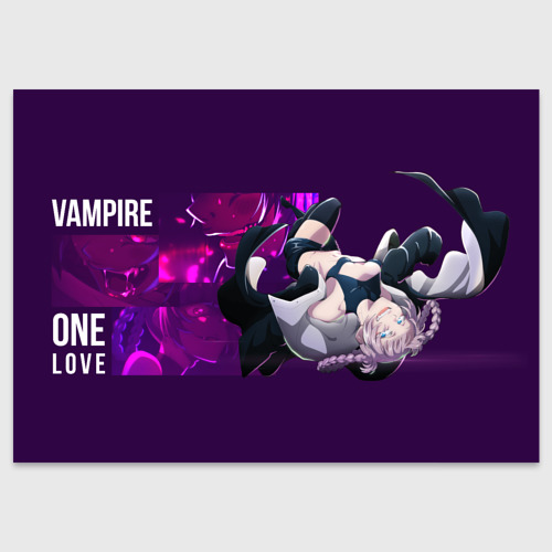 Поздравительная открытка Nazuna Vampire one love, цвет белый