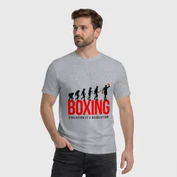 Мужская футболка хлопок Boxing evolution - фото 2