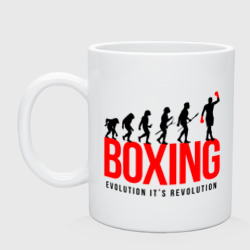 Кружка керамическая Boxing evolution