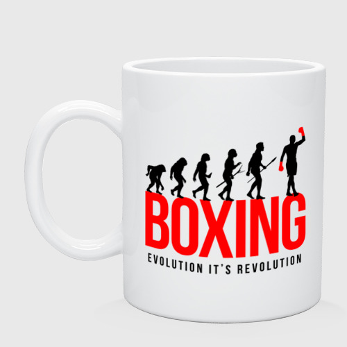 Кружка керамическая Boxing evolution