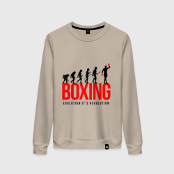Женский свитшот хлопок Boxing evolution