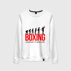 Женский свитшот хлопок Boxing evolution