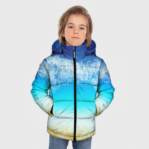 Зимняя куртка для мальчиков 3D Sea lagoon, цвет светло-серый - фото 3