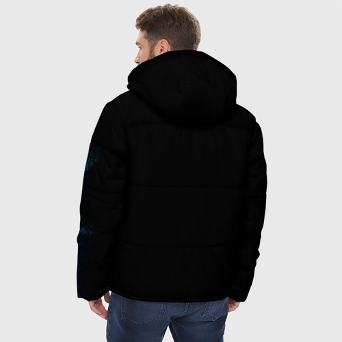 Мужская зимняя куртка 3D Ярость человека бензопилы - Дэнджи, цвет светло-серый - фото 4