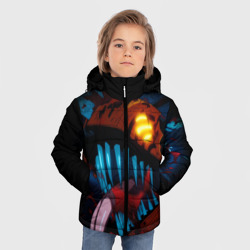 Зимняя куртка для мальчиков 3D Ярость человека бензопилы - Дэнджи - фото 2