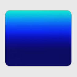 Прямоугольный коврик для мышки Сине-голубой градиент без рисунка