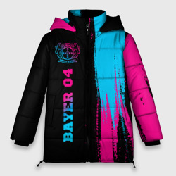 Женская зимняя куртка Oversize Bayer 04 - neon gradient: по-вертикали