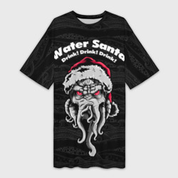 Платье-футболка 3D Water Santa