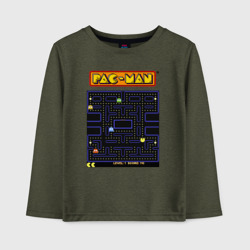 Детский лонгслив хлопок Pac-Man на ZX-Spectrum