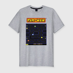 Мужская футболка хлопок Slim Pac-Man на ZX-Spectrum