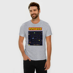 Мужская футболка хлопок Slim Pac-Man на ZX-Spectrum - фото 2