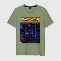 Мужская футболка хлопок Pac-Man на ZX-Spectrum