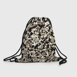 Рюкзак-мешок 3D Камуфляж зимний лес - мелкий