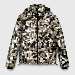 Камуфляж зимний лес - мелкий – Зимняя куртка с принтом купить