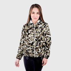Женская куртка 3D Камуфляж зимний лес - мелкий - фото 2