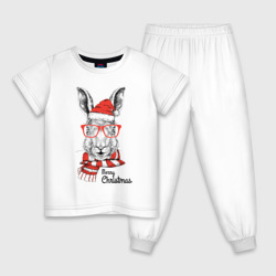 Детская пижама хлопок Santa Rabbit - Merry Christmas