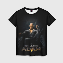 Женская футболка 3D Адам на троне