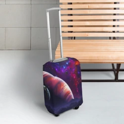 Чехол для чемодана 3D Бесконечное космическое пространство - Планета - фото 2