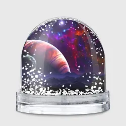 Игрушка Снежный шар Бесконечное космическое пространство - Планета