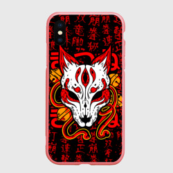 Чехол для iPhone XS Max матовый Кицунэ японская лиса