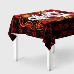 Скатерть 3D Кицунэ японская лиса
