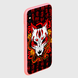 Чехол для iPhone XS Max матовый Кицунэ японская лиса - фото 2
