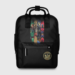 Женский рюкзак 3D Персонажи и лого