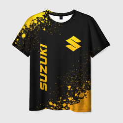 Suzuki - gold gradient: надпись, символ – Мужская футболка 3D с принтом купить со скидкой в -26%