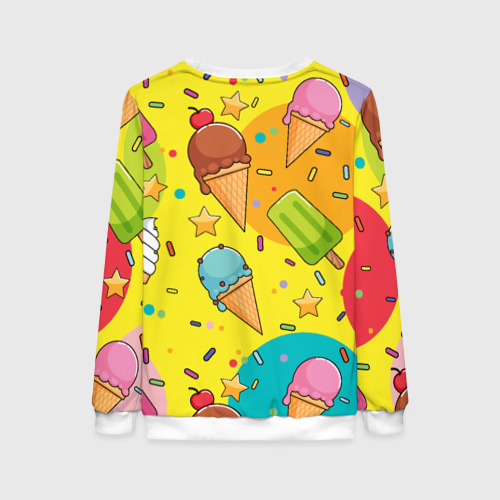 Женский свитшот 3D Мороженое Ice cream, цвет 3D печать - фото 2