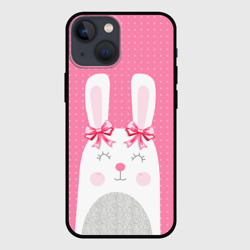 Чехол для iPhone 13 mini Миссис кролик