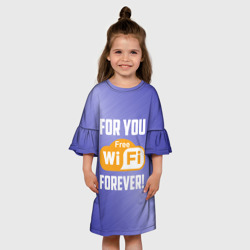 Детское платье 3D Бесплатный Wi-Fi навсегда - фото 2
